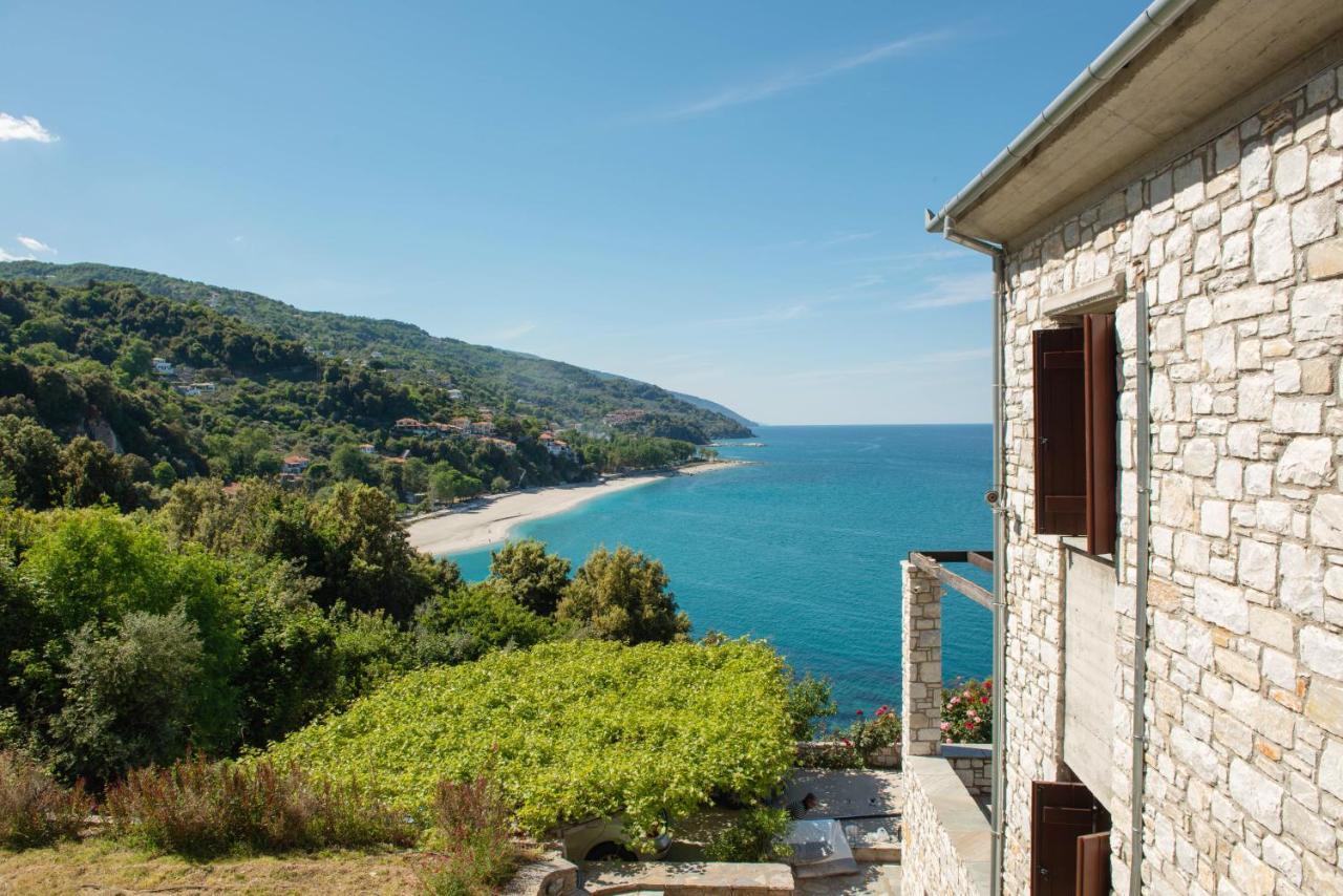 Pelion Bnb Luxury Homes داموشاري المظهر الخارجي الصورة