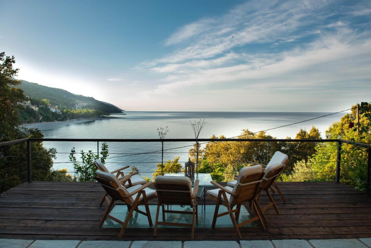 Pelion Bnb Luxury Homes داموشاري المظهر الخارجي الصورة