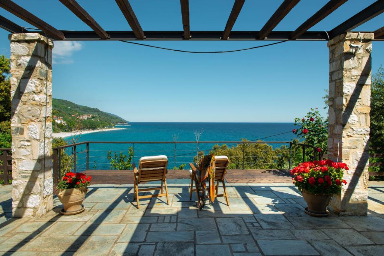Pelion Bnb Luxury Homes داموشاري المظهر الخارجي الصورة